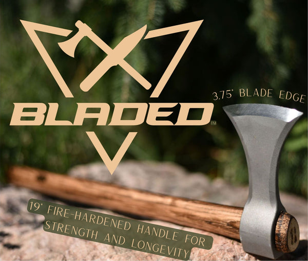 On Sale! BLADED™ Throwing Axe w/Sheath - Made in USA