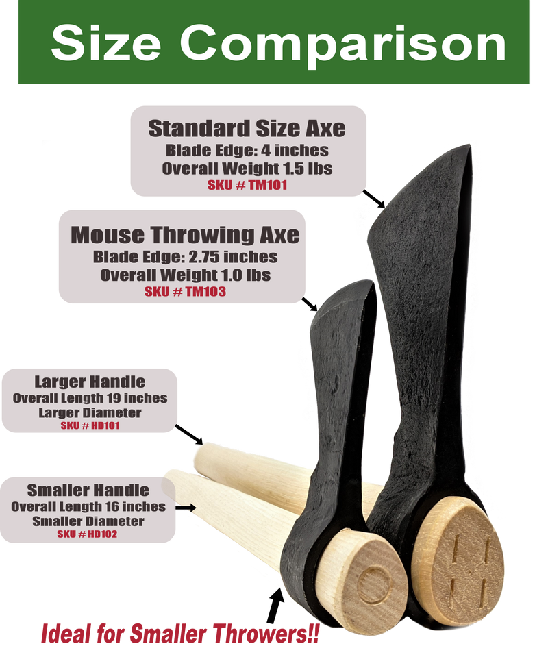 Clearance! 16 inch "Half-Axe" Throwing Tomahawk with minor dings