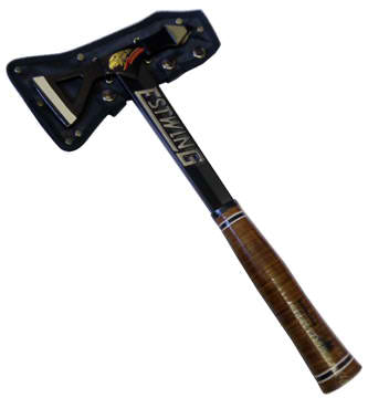 Leather Black Eagle Tomahawk Axe - Estwing