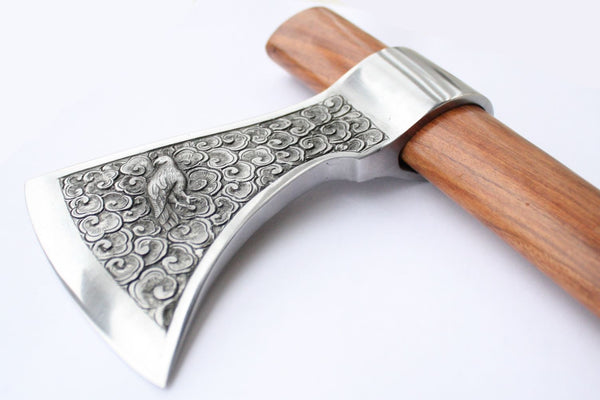 Custom Eagle Hand Carved Tomahawk