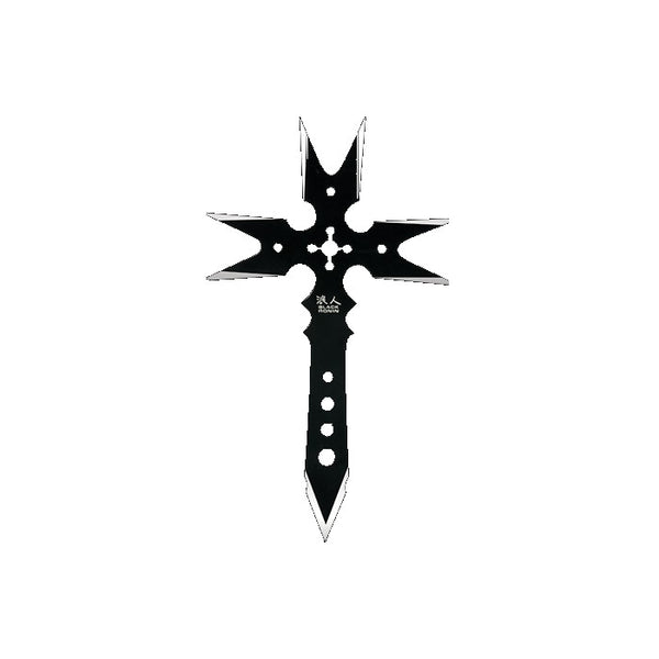 Black Gothic Style Throwing Axe with 7 Sharp Points